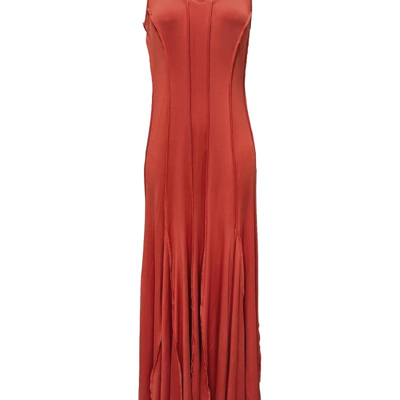 Robe tricotée unie sexy pour femme